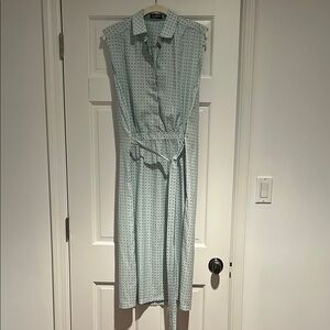 Pierre Castelle Vintage Printed Silk Shirtdress (1970’s)